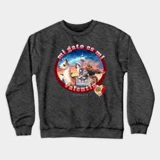 My Peruvian Valentine Cat Tuxedo Life 09T Crewneck Sweatshirt